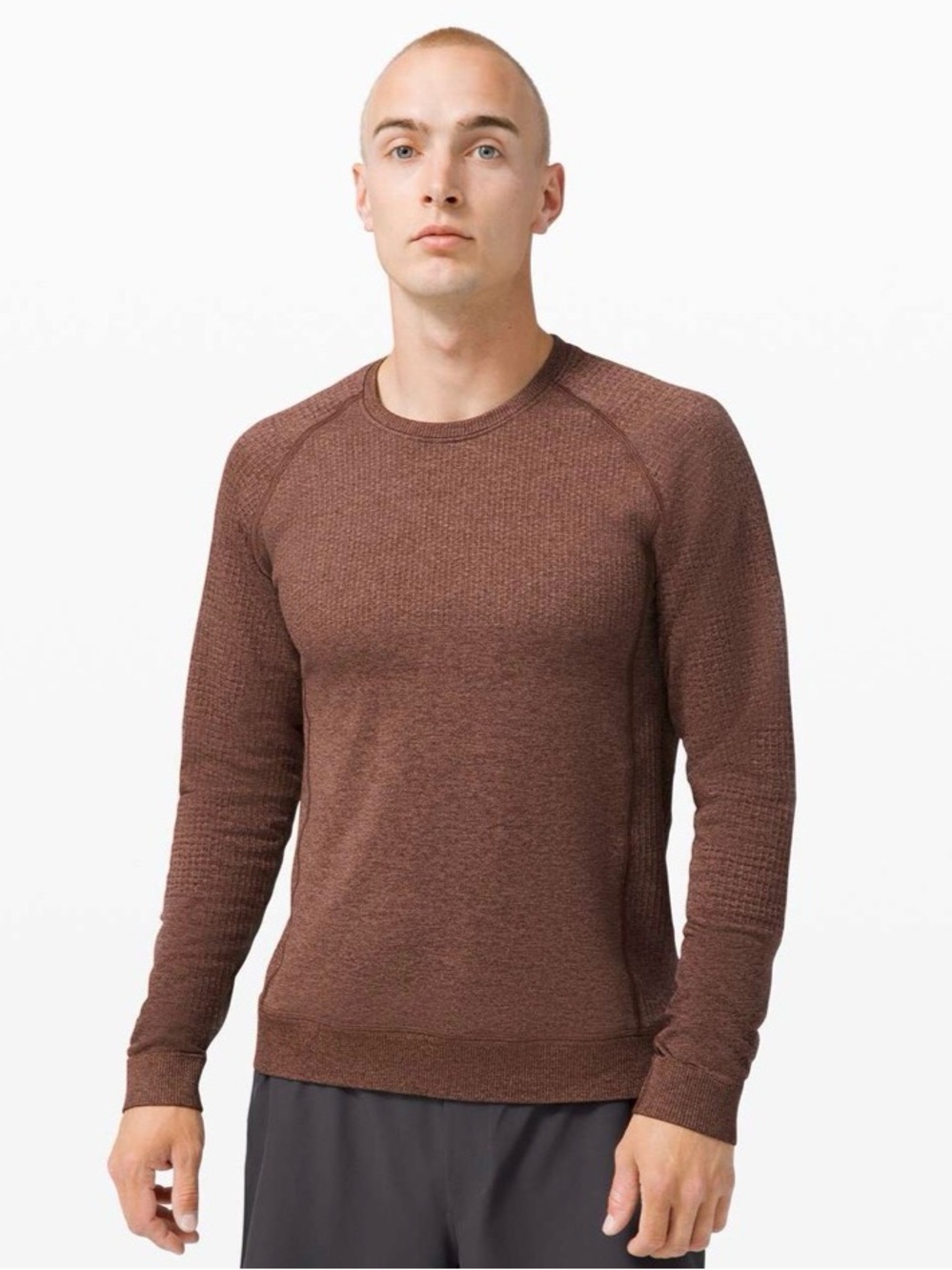 Lululemon Engineered Warmth Long Sleeve in Ancient Copper / Cassis